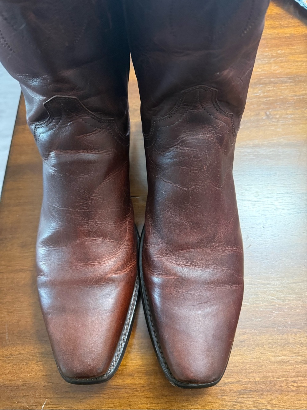 Tecovas The Jack Zipper Boots in Cognac